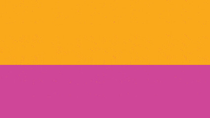 Obraz premium Abstract minimalist background featuring a horizontal split between vibrant orange and magenta with a subtle stippled texture perfect for bold digital posters