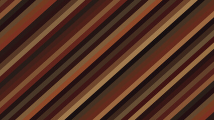 Obraz premium This seamless abstract background features diagonal stripes in warm autumn shades of brown, coffee, and beige, perfect for retro 70s wallpaper or stylish textile print designs