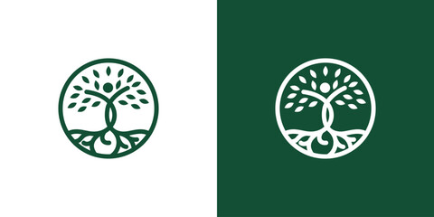 Tree of Life Logo Design Symbol of Growth and Harmony 1.