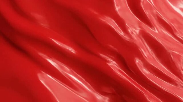 Abstract flowing liquid surface with glossy highlights and deep shadows