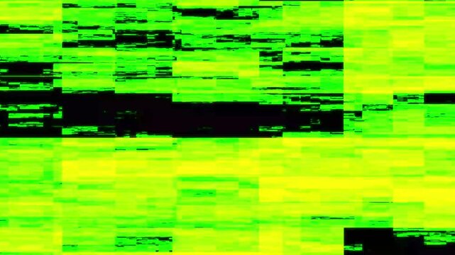 Digital glitch overlay background, colorful pixel noise animation, TV static stripes distortion, RGB split signal damage, trendy glitch transition effect for fast cut editing, intro and logo reveal 4K