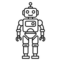 Intelligent robot outline.