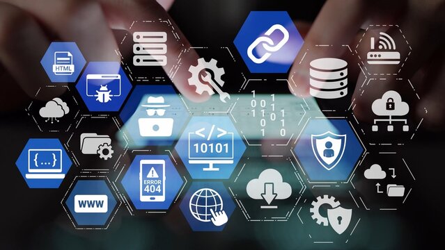 Software development with coding overlays, programming languages, developer tools, mobile app creation, and advanced programming for digital product development and software solutions. Funnel