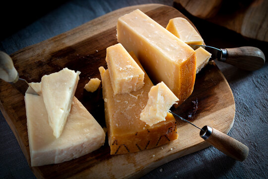 Italian Cheese Board with Pecorino Romano and Parmesan
