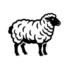 Obraz premium vector illustration of sheep