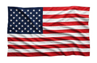 Obraz premium American flag icon set. Flat style.