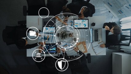 Cyber security protection and cyber security strategies against cyber threats, system hacks, digital breaches, network attacks, and safeguarding data with strong cyber security infrastructure. Funnel © InfiniteFlow