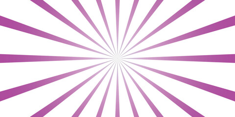 Obraz premium Radial Burst Background with Purple Gradient Stripes on White Transparent Background abstract