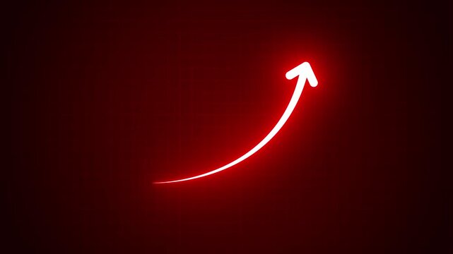 Hand Draw up Arrow With Scribble Animation. Arrow curve growth animation alpha channel. Arrow on transparent background. Different shape arrow icon set. Motion graphics of up arrow concept