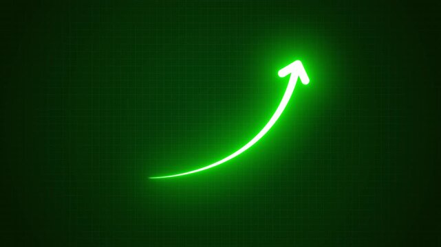 Hand Draw up Arrow With Scribble Animation. Arrow curve growth animation alpha channel. Arrow on transparent background. Different shape arrow icon set. Motion graphics of up arrow concept