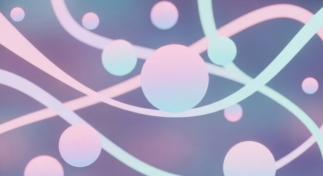 Abstract geometric pastel background