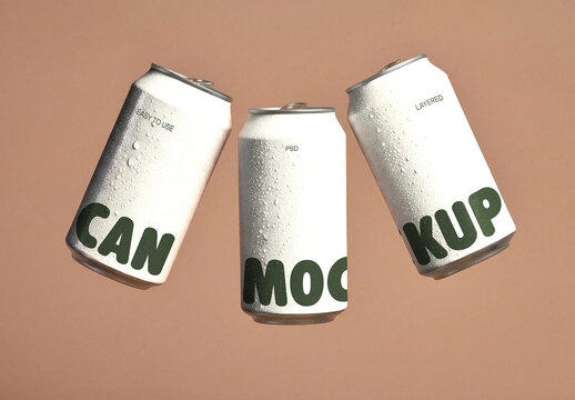Cans Mockup