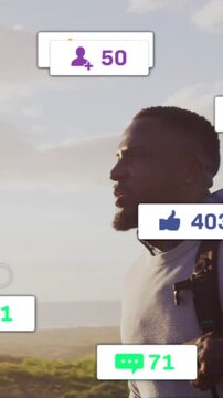 Vertical video: Camera shifting cropping DRIVEIT Performance logo in top-left for marketing use