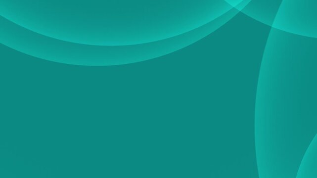Abstract Teal Geometric Circles Corporate Background Animation with Smooth Loop Motion