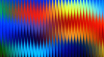 Abstract colorful vertical lines background with vibrant beam and grain