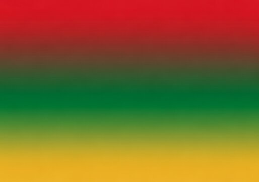 Abstract background with horizontal gradient stripes of red, green, and yellow colors, symbolizing rastafari or panafrican themes