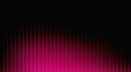 Abstract magenta vertical stripes background with vibrant light glow and grain