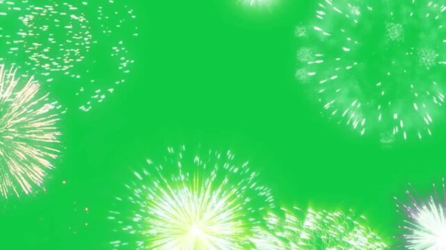Fireworks Celebration Congratulations Animation Effect
