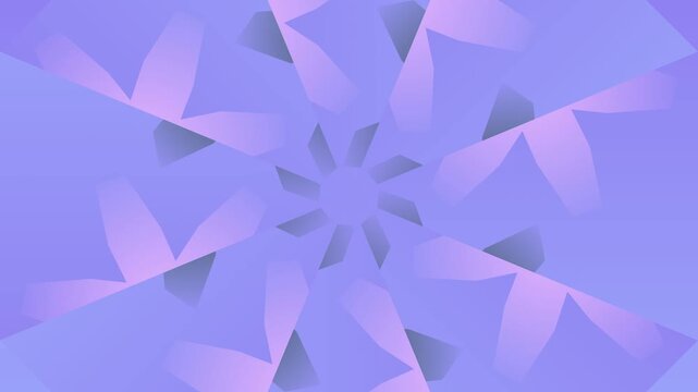 Abstract Geometric Shapes in Purple Hues.