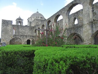Obraz premium Explore Historic Mission San Jose in San Antonio, Texas - UNESCO World Heritage Site