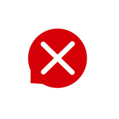 Fototapeta premium red cross mark