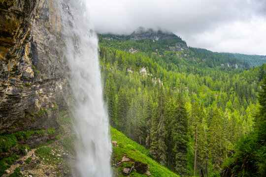 Immerse yourself in the beauty of Johannes Waterfall located near Obertauern, Austria. Surrounded by lush greenery and dramatic mountain landscapes, this natural wonder captivates visitors.