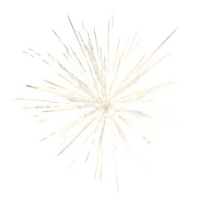 Obraz premium Sparkling firework explosive light on black background