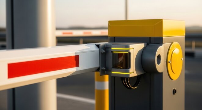 Automatic Toll Booth Barrier System With Advanced Technological Safety Features