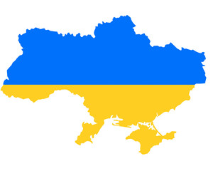Obraz premium map of ukraine
