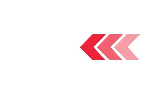 The clean geometric arrows symbolize speed, navigation, work flow, and step-by-step advancement in technology or corporate environments.