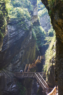 The Sigmund Thun Gorge in Kaprun, Zell Am See, Austria
