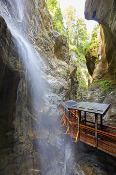 The Sigmund Thun Gorge in Kaprun, Zell Am See, Austria