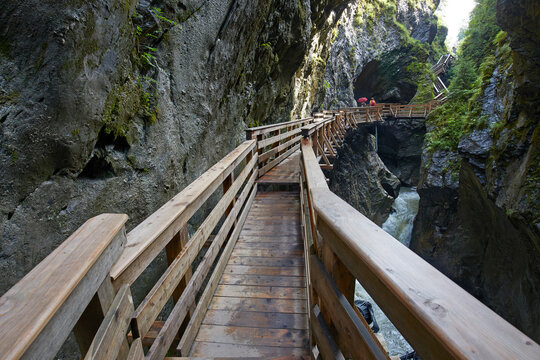 The Sigmund Thun Gorge in Kaprun, Zell Am See, Austria