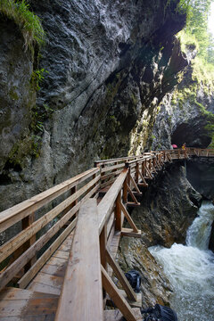 The Sigmund Thun Gorge in Kaprun, Zell Am See, Austria