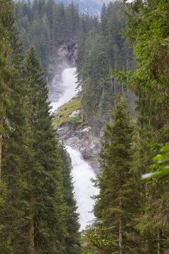 The Krimml Waterfalls, Salzburg province, Austria