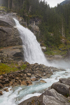 The Krimml Waterfalls, Salzburg province, Austria