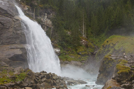 The Krimml Waterfalls, Salzburg province, Austria