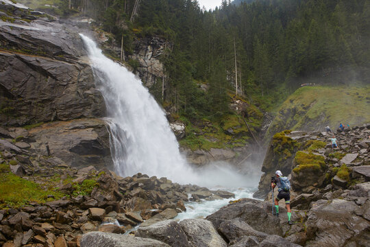 The Krimml Waterfalls, Salzburg province, Austria