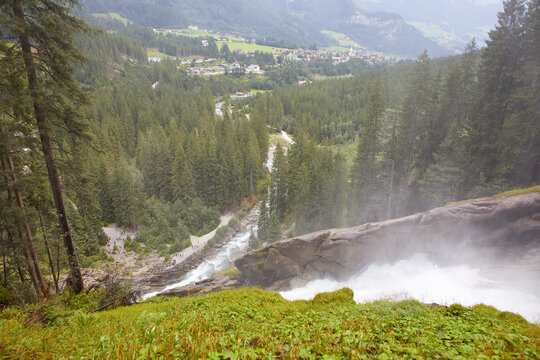 The Krimml Waterfalls, Salzburg province, Austria