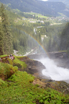 The Krimml Waterfalls, Salzburg province, Austria