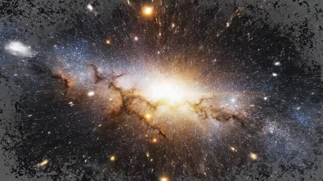 Explore the wonders of space and its colors through a stunning journey in the universe at night with bright stars and galaxies