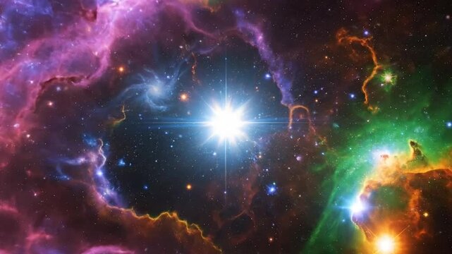 Stellar Evolution: A Time-Lapse Journey Through Cosmic Nebulae and Star Formation