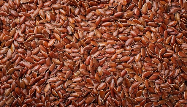brown flax seeds background texture