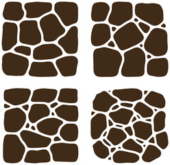 Brown stone wall texture patterns for design and decoration