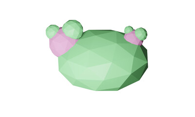 Grass bushes with two different color