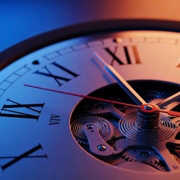 The thin second hand of a timepiece briefly pauses, a fraction of a moment, before abruptly ticking forward with renewed mechanical energy, timepiece, tick, start