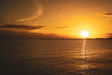 Fototapeta premium Coastline, Port of Spain, Trinidad and Tobago