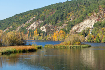Autumn Landscape around Pancharevo lake, Bulgaria