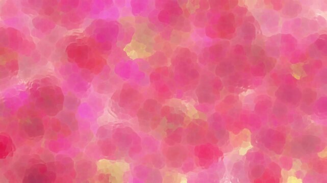 Dynamic abstract motion background featuring organic cellular shapes and flowing liquid light. Soft glowing colors blend smoothly, creating a modern, futuristic and dreamy atmosphere. Perfect for moti