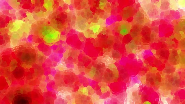Dynamic abstract motion background featuring organic cellular shapes and flowing liquid light. Soft glowing colors blend smoothly, creating a modern, futuristic and dreamy atmosphere. Perfect for moti